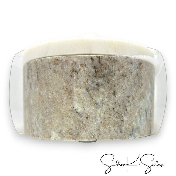 Round Marble Decorative Box with Knob Lid - Threshold Studio McGee, Target 2024 - Picture 8 of 8